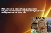 Исполнение консолидированного бюджета Урмарского района Чувашской Республики за 2013 год