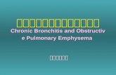 慢性支气管炎和阻塞性肺气肿 Chronic Bronchitis and  Obstructive Pulmonary Emphysema
