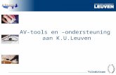 AV-tools en –ondersteuning  aan K.U.Leuven