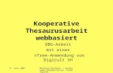 Kooperative Thesaurusarbeit webbasiert
