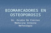 BIOMARCADORES EN OSTEOPOROSIS