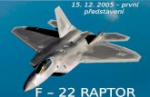 F – 22  Raptor