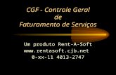 CGF - Controle Geral de Faturamento de Serviços