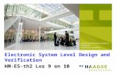 Electronic System Level Design and Verification