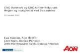 CSC Danmark og CSC Airline Solutions  Regler og muligheder ved fratrædelse
