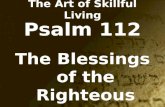 Psalm 112 The Blessings of the Righteous
