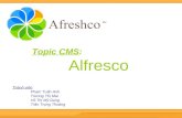 Topic CMS : Alfresco