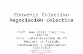 Convenio Colectivo Negociación colectiva