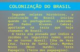 COLONIZAÇÃO DO BRASIL