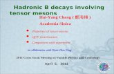 Hadronic B decays involving tensor mesons
