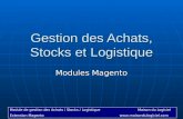 Gestion des Achats, Stocks et Logistique