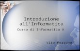 Introduzione all’Informatica