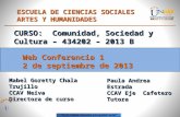 ESCUELA DE CIENCIAS SOCIALES ARTES Y HUMANIDADES