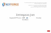 Integrasjon SuperOffice CRM       Visma Global