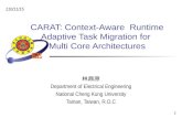 CARAT: Context-Aware  Runtime  Adaptive Task Migration for  Multi Core Architectures