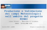 Produzione e Validazione  dei campi Meteorologici  nell’ambito del progetto MINNI