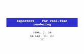 Impostersfor real-time rendering