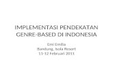 IMPLEMENTASI PENDEKATAN GENRE-BASED DI INDONESIA