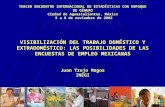 TERCER ENCUENTRO INTERNACIONAL DE ESTADÍSTICAS CON ENFOQUE DE GÉNERO