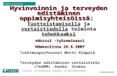 eNorssi -työseminaari Hämeenlinna 28.8.2007