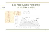 Les réseaux de neurones (artificiels = ANN)