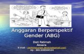 Anggaran Berperspektif Gender (ABG)