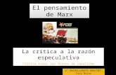 El pensamiento de Marx