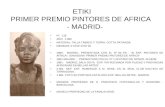 ETIKI PRIMER PREMIO PINTORES DE AFRICA     - MADRID-