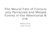 The Neural Fate of Consciously Perceived and Missed Events in the Attentional Blink