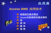 Access 2000  应用技术