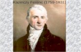 Kazinczy Ferenc (1759-1831)
