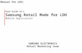 User Guide  v6.1  Samsung  Retail Mode for  LDU Mobile Application