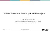 KMD Service Desk på skillevejen