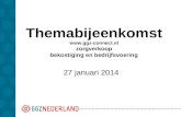 Themabijeenkomst  ggz-connect.nl zorgverkoop bekostiging en bedrijfsvoering