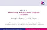 z Index.cz data mining, a analýza dat o veřejných zakázkách