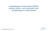 Landstingets informationsflöde  mellan hälso- och sjukvård och  medborgarna i Norrbotten