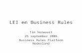 LEI en Business Rules