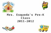 Mrs. Esqueda’s Pre-K Class 2011-2012