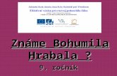 Známe Bohumila Hrabala ?