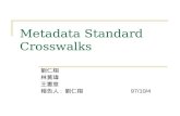 Metadata Standard Crosswalks