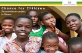C h a n c e   f o r   C h  i  l d r e n Strassenkinderprojekt  in Ghana