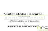 Visitor  Media  Research 201 1 / 1