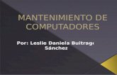 MANTENIMIENTO DE COMPUTADORES