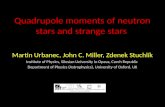 Quadrupole  moments of neutron stars and strange stars