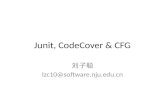 Junit ,  CodeCover  & CFG