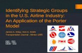 Identifying Strategic Groups in the U.S. Airline  Industry:  An Application of the Porter  Model
