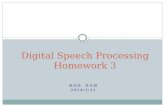 Digital Speech Processing Homework 3