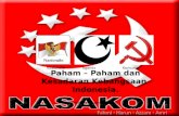 Paham  –  Paham dan Kesadaran Kebangsaan Indonesia.