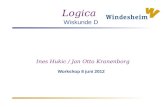 Ines Hukic / Jan Otto Kranenborg Workshop 8 juni 2012