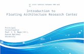 Introduction to  Floating Architecture Research Center